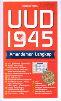 UUD 1945 Amandemen Lengkap