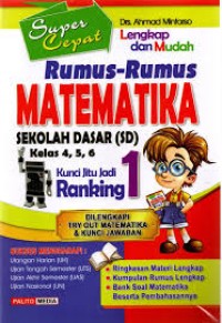 Image of Super Cepat Rumus-rumus Matematika Sekolah Dasar